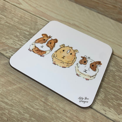Guineapig Coaster - Arty Bee Designs 