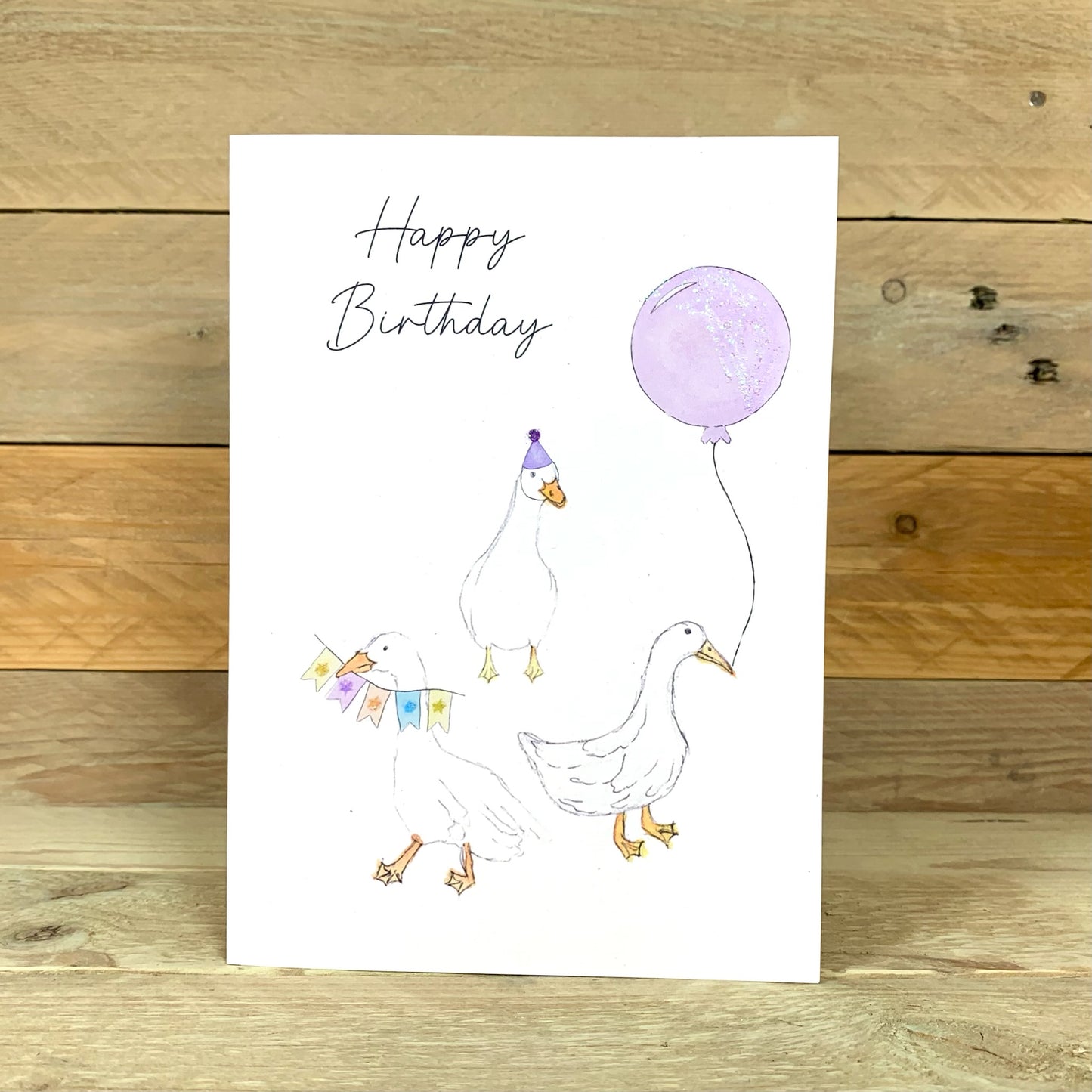 Duck Duck Goose Birthday Card