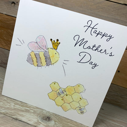 Queen Bee Mother's Day Card