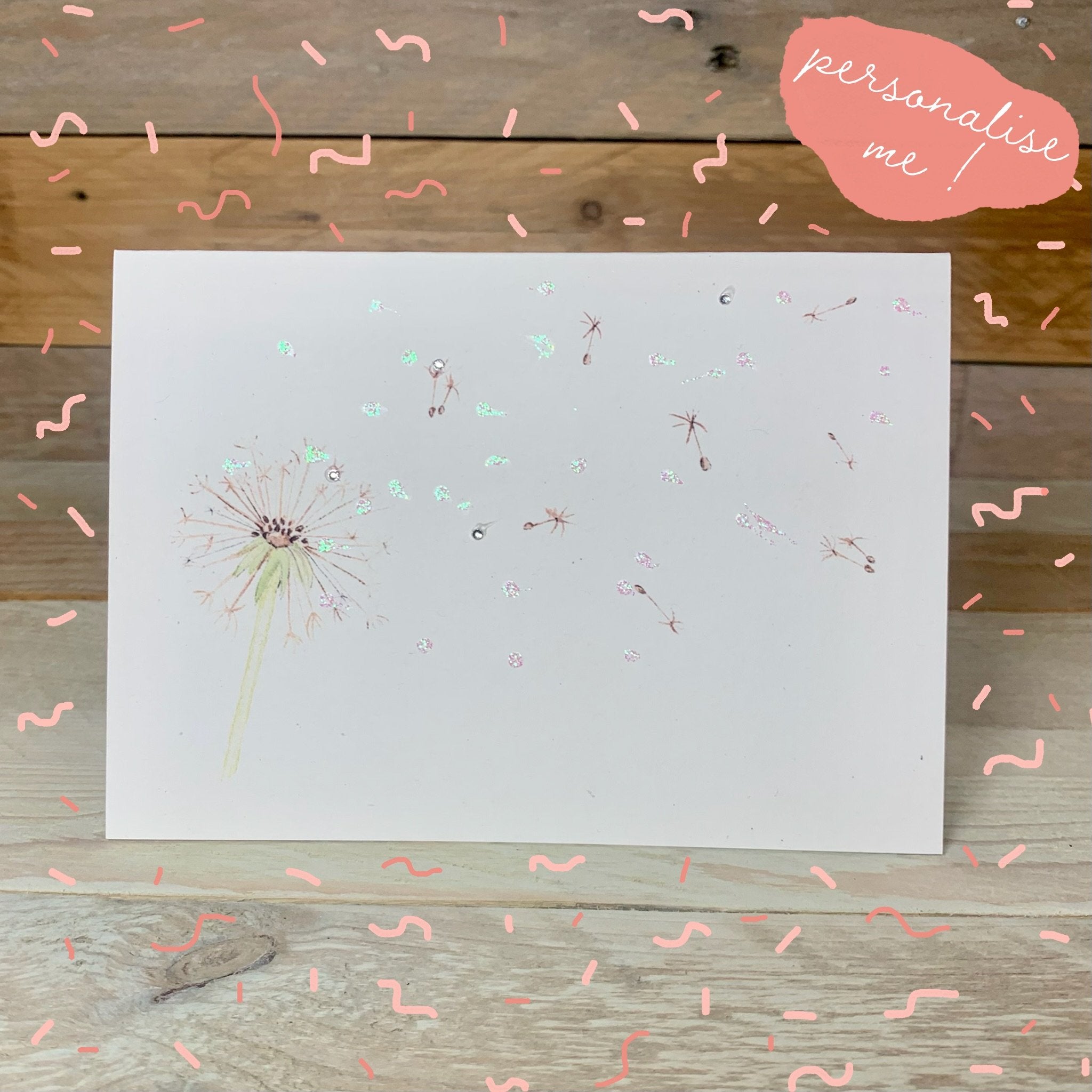 Dandelion Notelet / Pack of Notelets Card – Arty Bee Designs