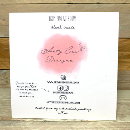 From Suki With Love Anniversary Card