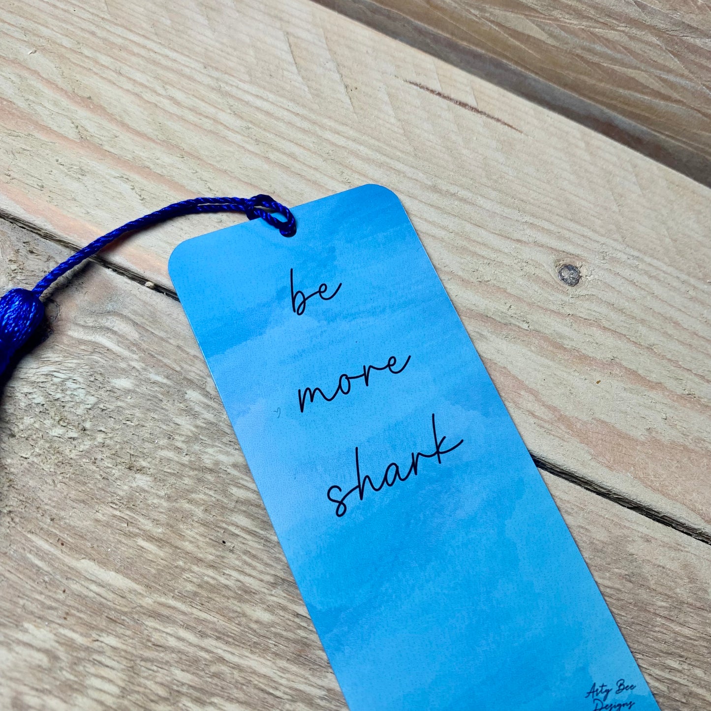 Shark Metal Bookmark With Tassel