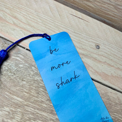 Shark Metal Bookmark With Tassel