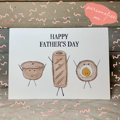 Picnic Party Father's Day Card - Arty Bee Designs 