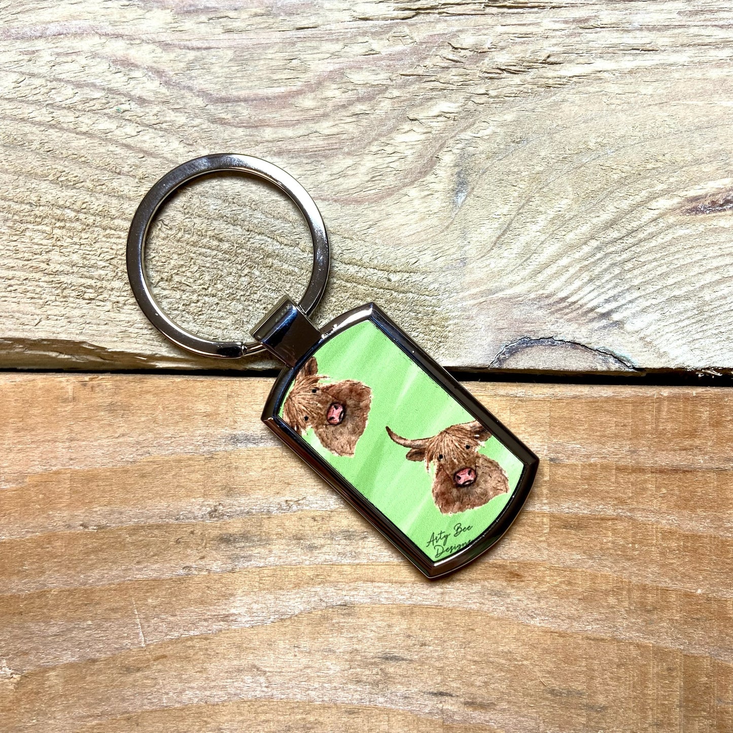 Highland Cow Keyring