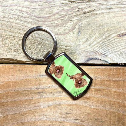 Highland Cow Keyring