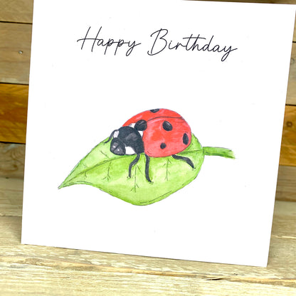 Luna the Ladybird Birthday Card