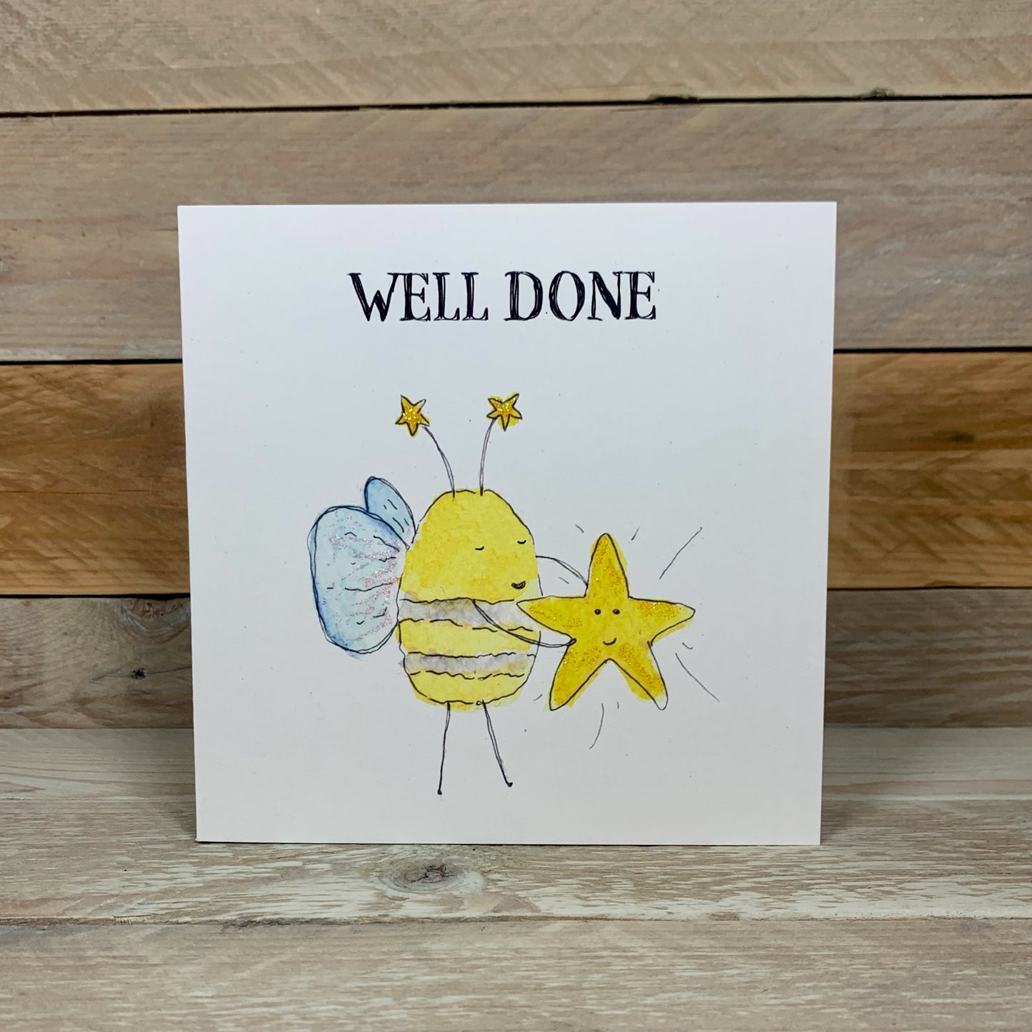 You're A Star Bee Well Done Card - Arty Bee Designs 