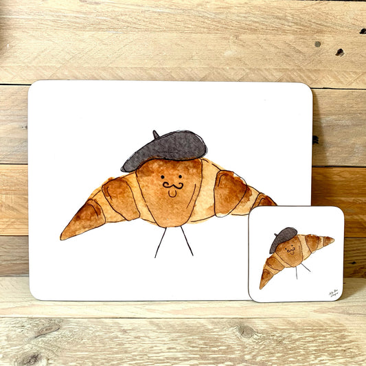 Pierre la Patisserie Coaster and Placemat Set