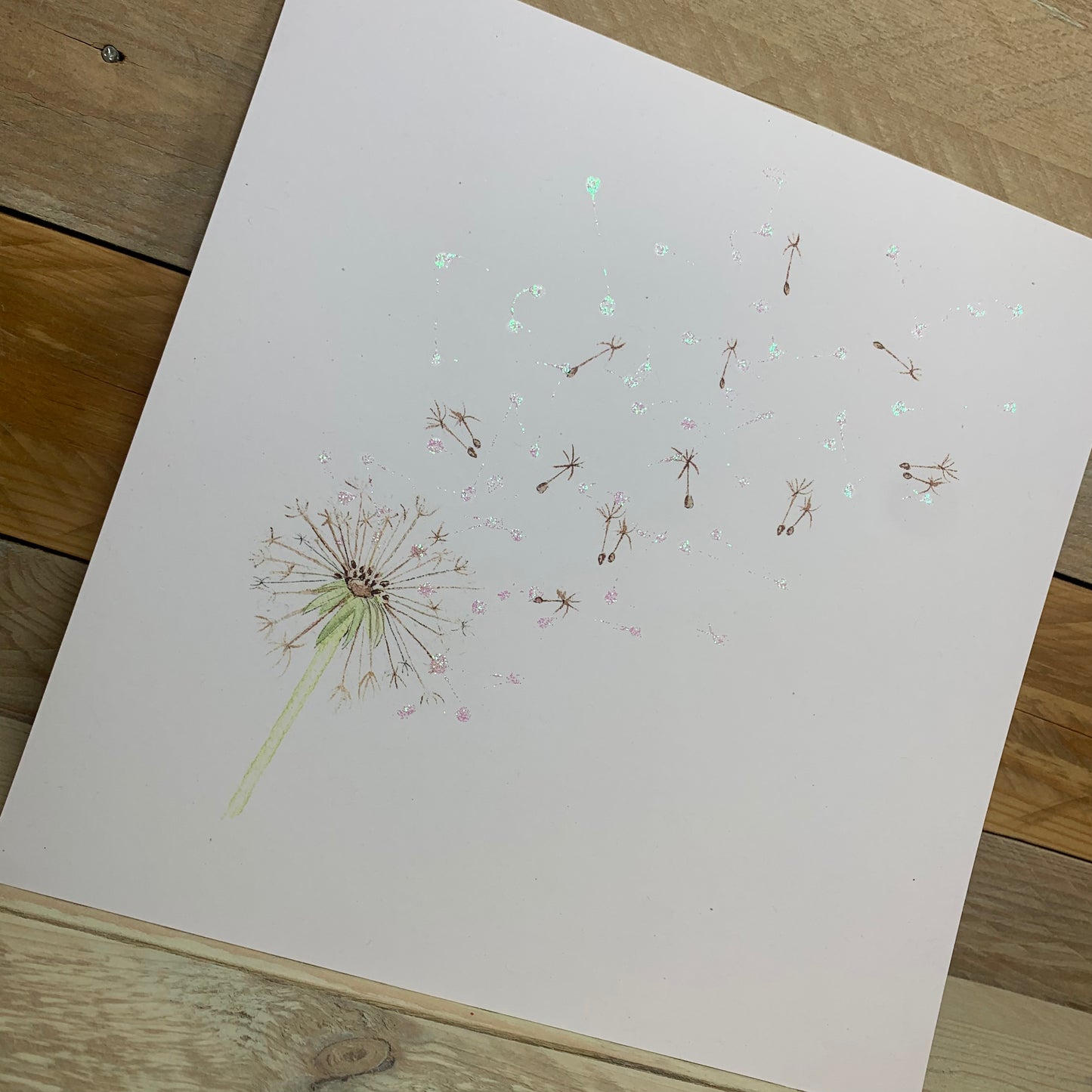 Dandelion Square Print - Arty Bee Designs 