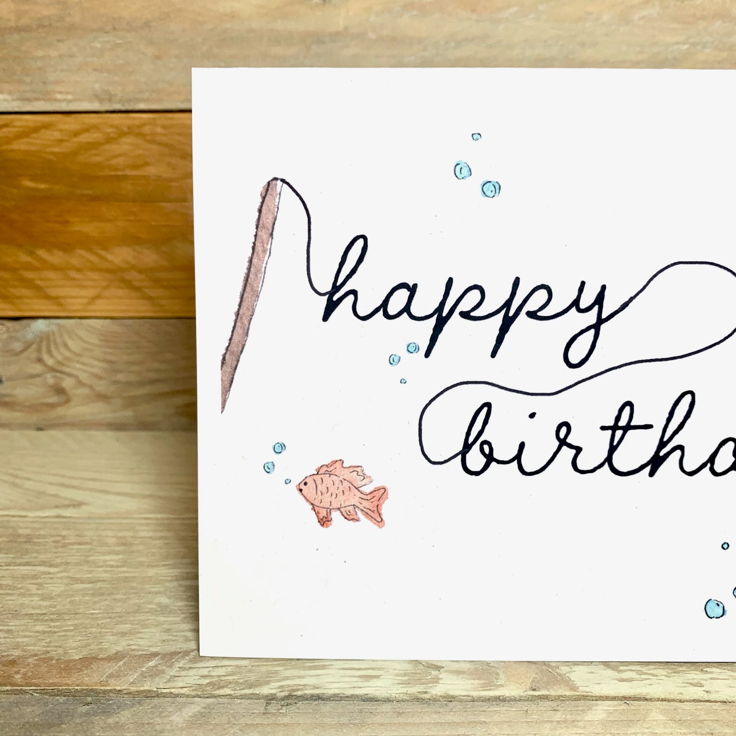 Fishing Birthday Card
