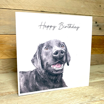 Oscar the Labrador Birthday Card
