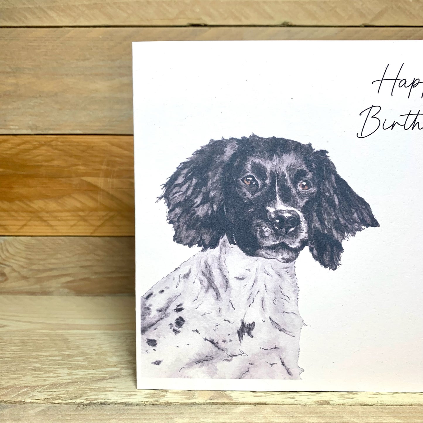 Willow the Spaniel Birthday Card