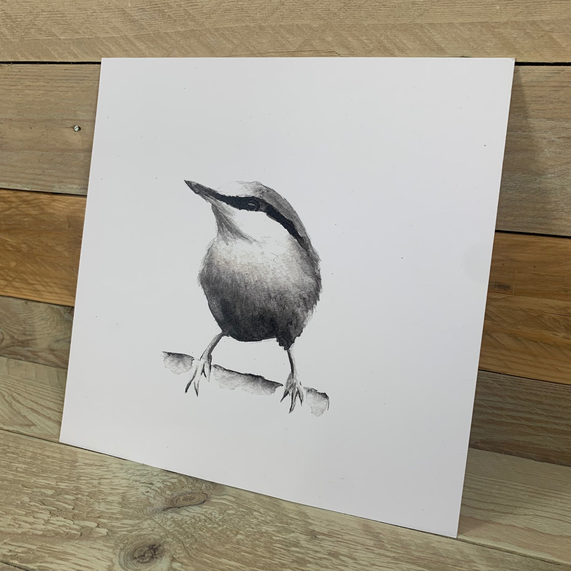 Nuthatch Square Print - Arty Bee Designs 