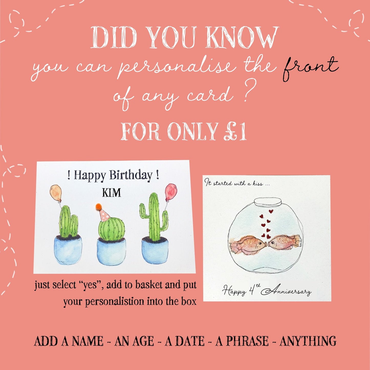 Poppy Birthday Card - Arty Bee Designs 