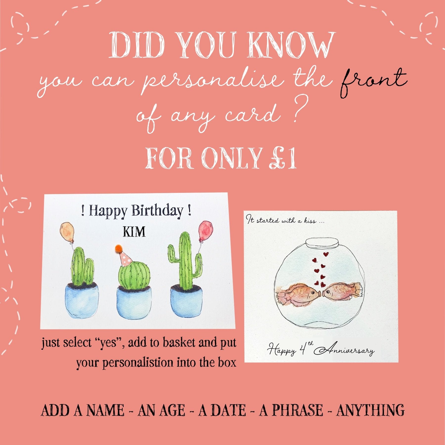 Birthday Prosecco Card - Arty Bee Designs 
