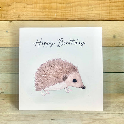 Heston The Hedgehog Birthday Card