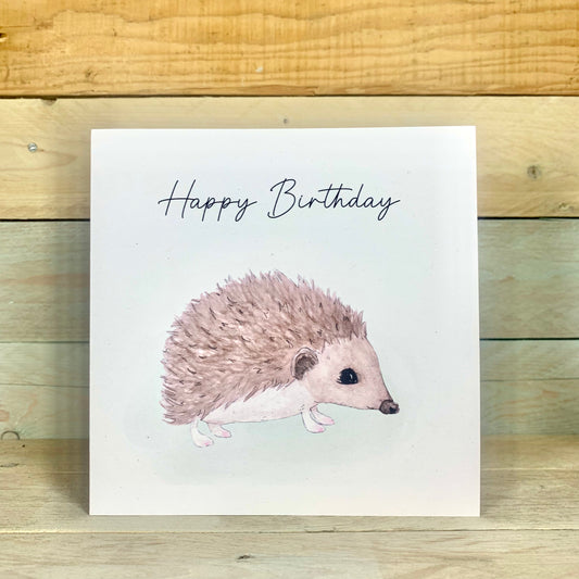Heston The Hedgehog Birthday Card