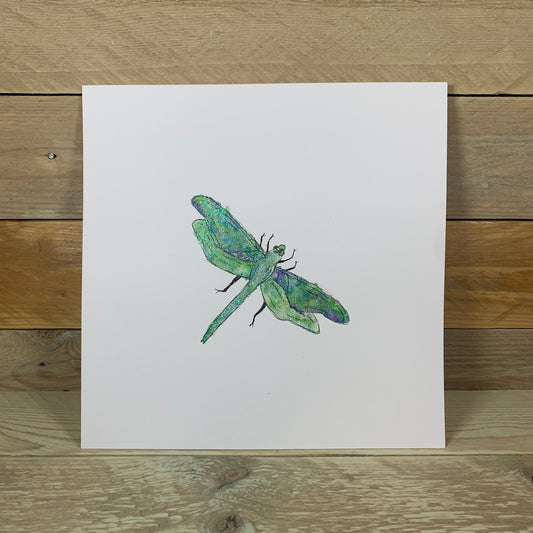 Dragonfly Square Print - Arty Bee Designs 