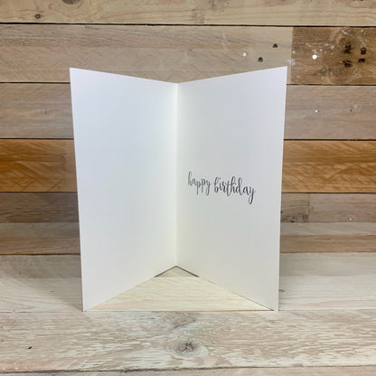 Snowdrop Birthday Card - Arty Bee Designs 