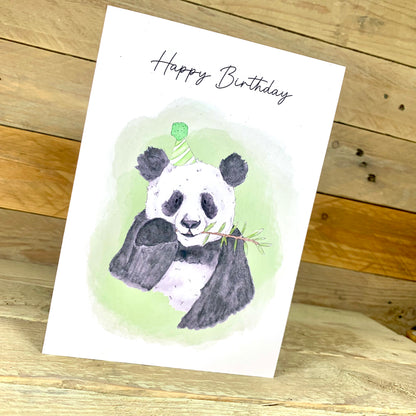 Pax the Panda Birthday Card