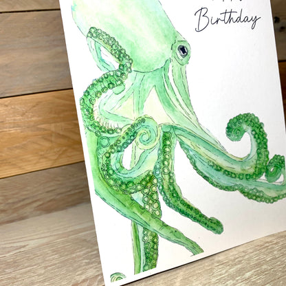 Tentacles Birthday Card