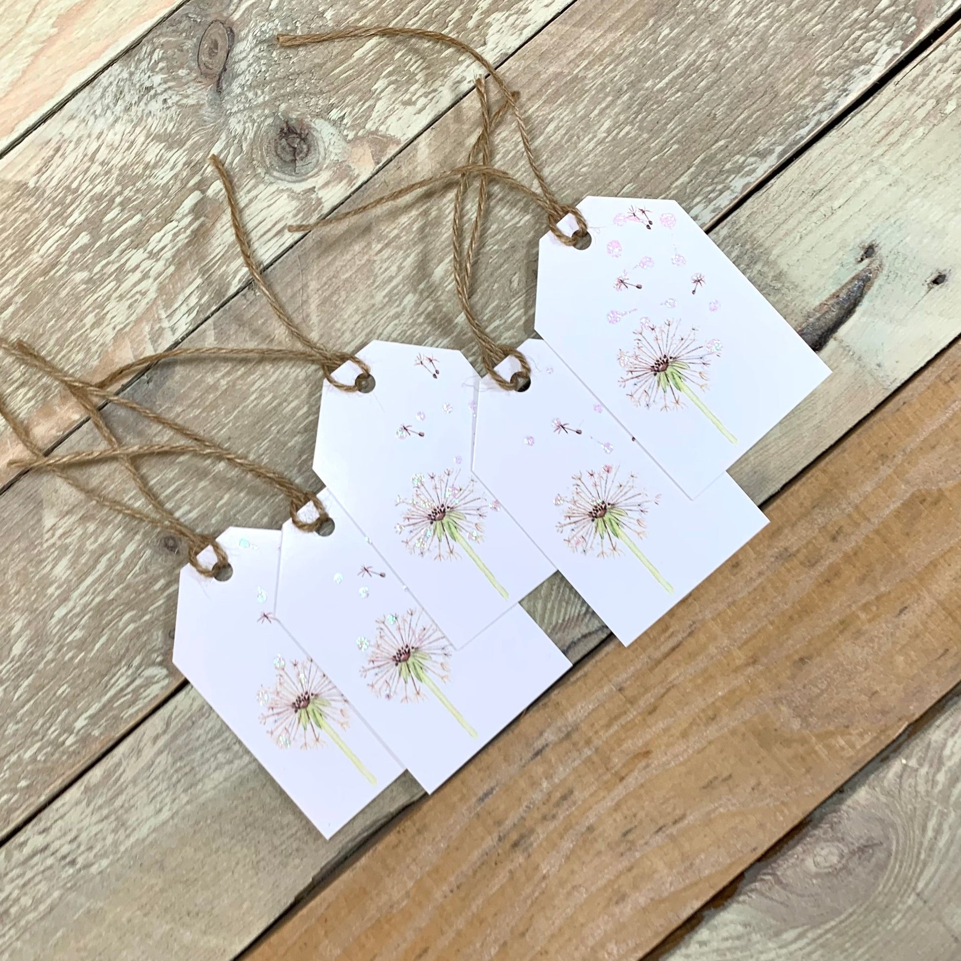 Dandelion Gift Tags - Arty Bee Designs 
