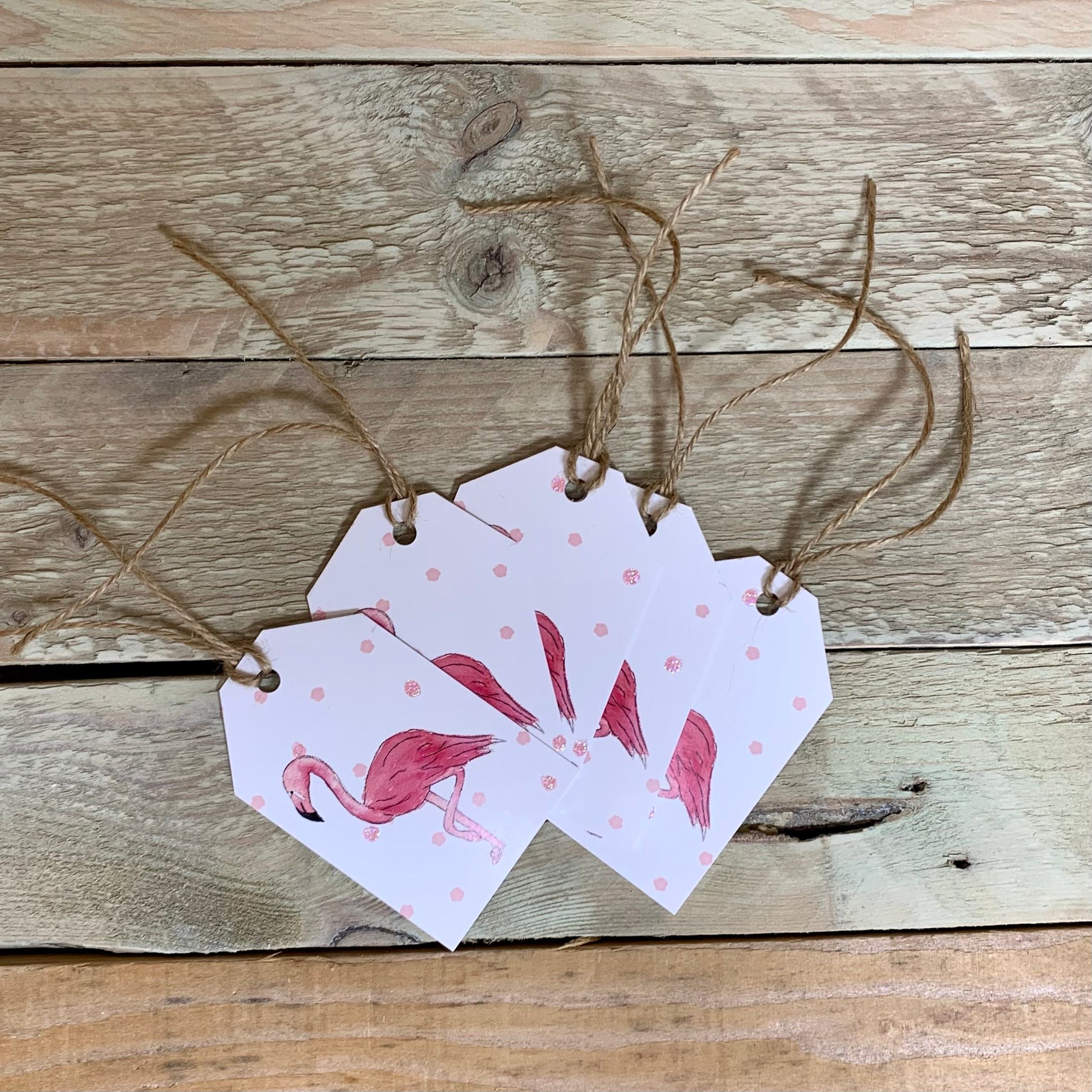 Flamingo Gift Tags - Arty Bee Designs 