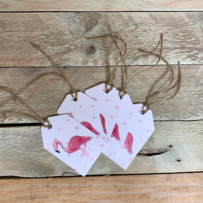 Flamingo Gift Tags - Arty Bee Designs 