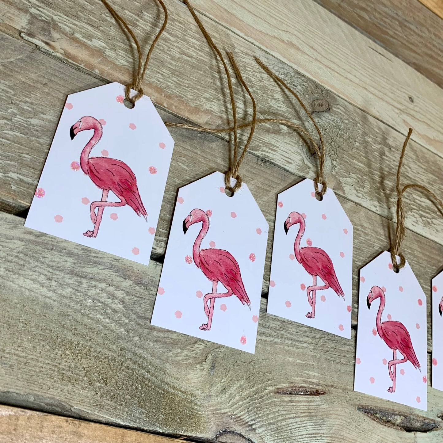 Flamingo Gift Tags - Arty Bee Designs 