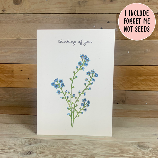 Thinking Of You Forget-Me-Not Card